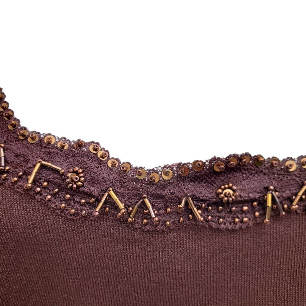 ALBERTO MAKALI EMBROIDERED TRIM TANK - Picture 3 of 6